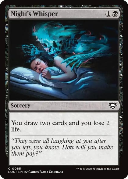 Night's Whisper, Commander: Edge of Eternities 85