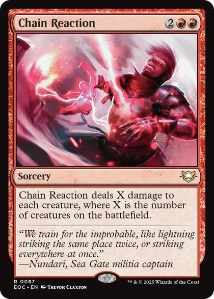 Chain Reaction, Commander: Edge of Eternities 87