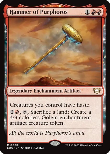 Hammer of Purphoros, Commander: Edge of Eternities 88