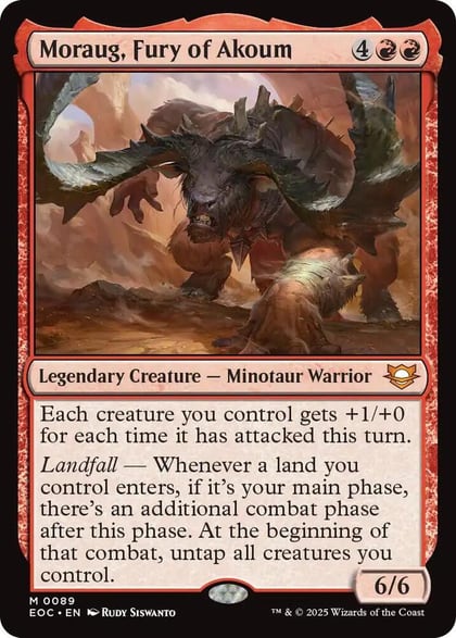 Moraug, Fury of Akoum, Commander: Edge of Eternities 89