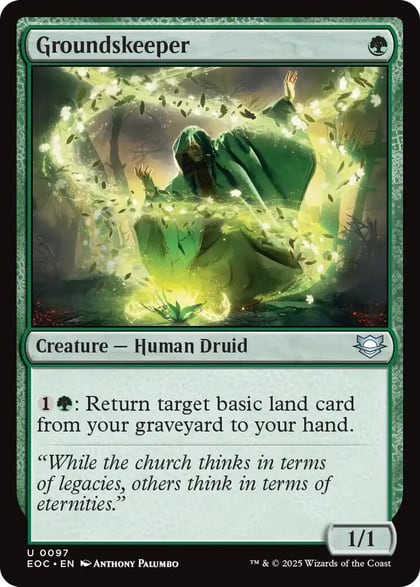 Groundskeeper, Commander: Edge of Eternities 97