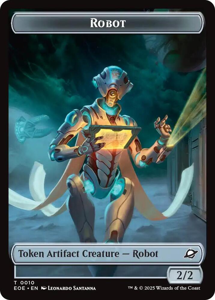 Robot // Sliver Double-Sided Token, Edge of Eternities 10 // 1