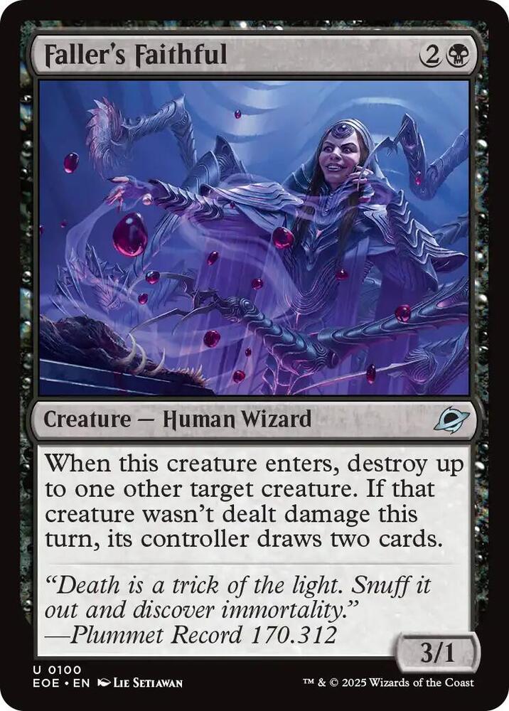 Faller's Faithful, Edge of Eternities 100