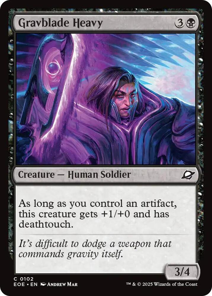 Gravblade Heavy, Edge of Eternities 102