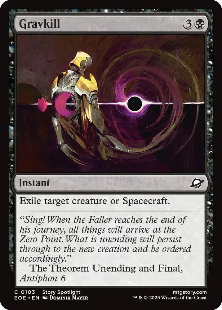 Gravkill, Edge of Eternities 103