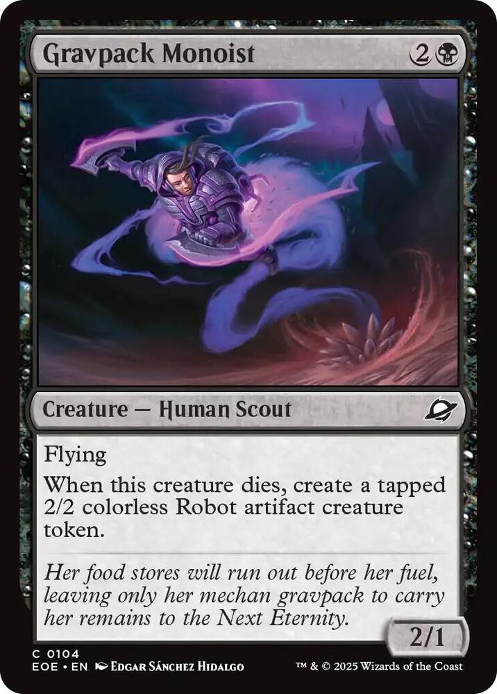 Gravpack Monoist, Edge of Eternities 104
