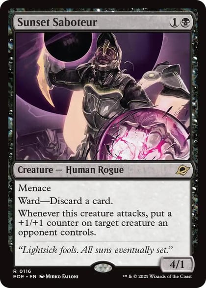 Sunset Saboteur, Edge of Eternities 116