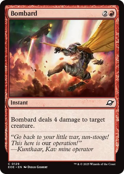 Bombard, Edge of Eternities 129