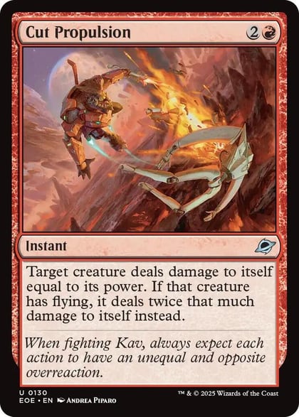 Cut Propulsion, Edge of Eternities 130