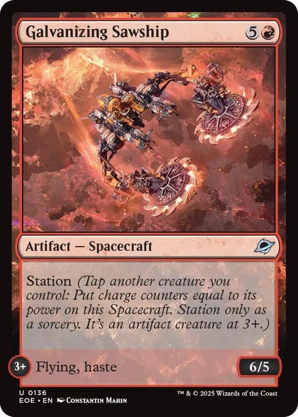 Galvanizing Sawship, Edge of Eternities 136