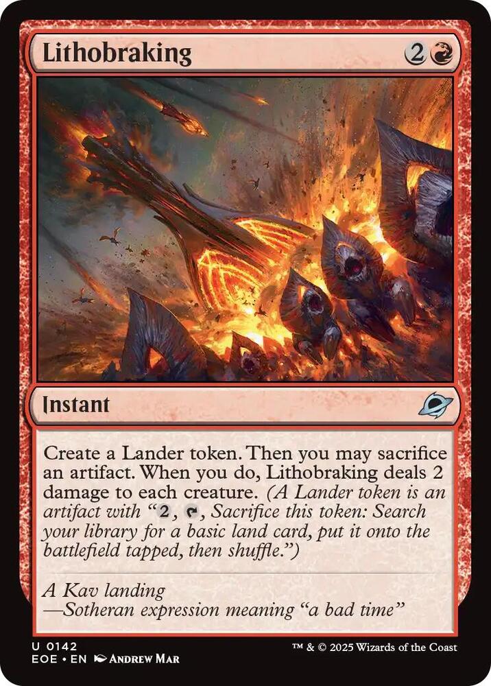 Lithobraking, Edge of Eternities 142