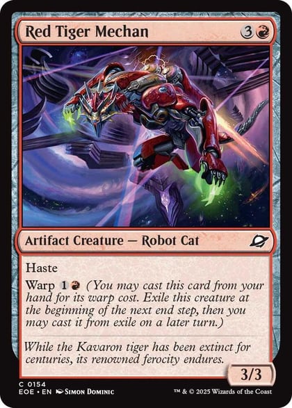 Red Tiger Mechan, Edge of Eternities 154