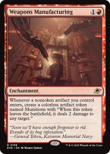 Weapons Manufacturing, Edge of Eternities 168
