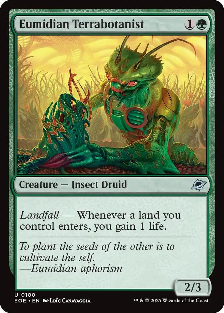 Eumidian Terrabotanist, Edge of Eternities 180
