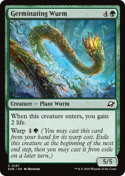 Germinating Wurm, Edge of Eternities 187