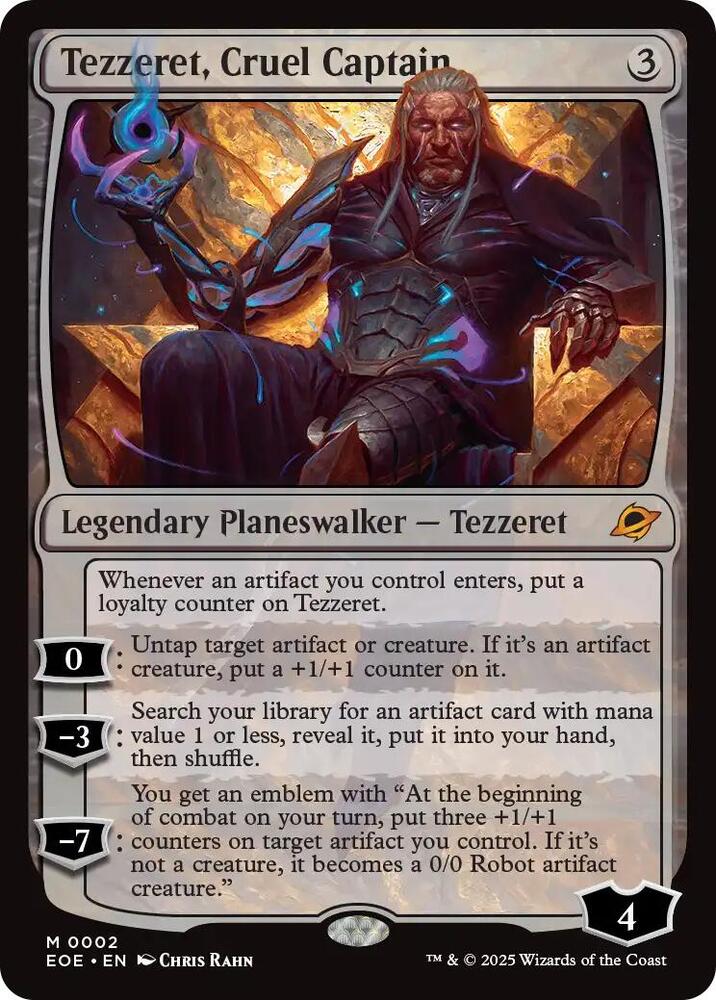 Tezzeret, Cruel Captain, Edge of Eternities 2