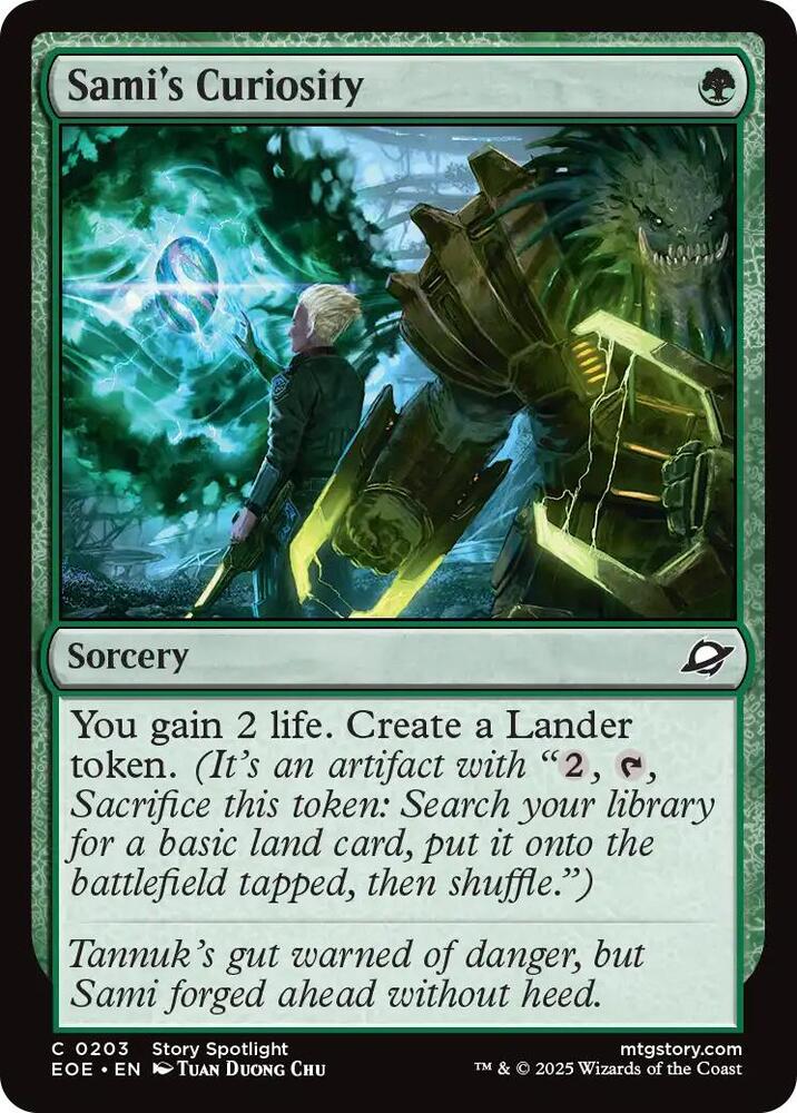 Sami's Curiosity, Edge of Eternities 203