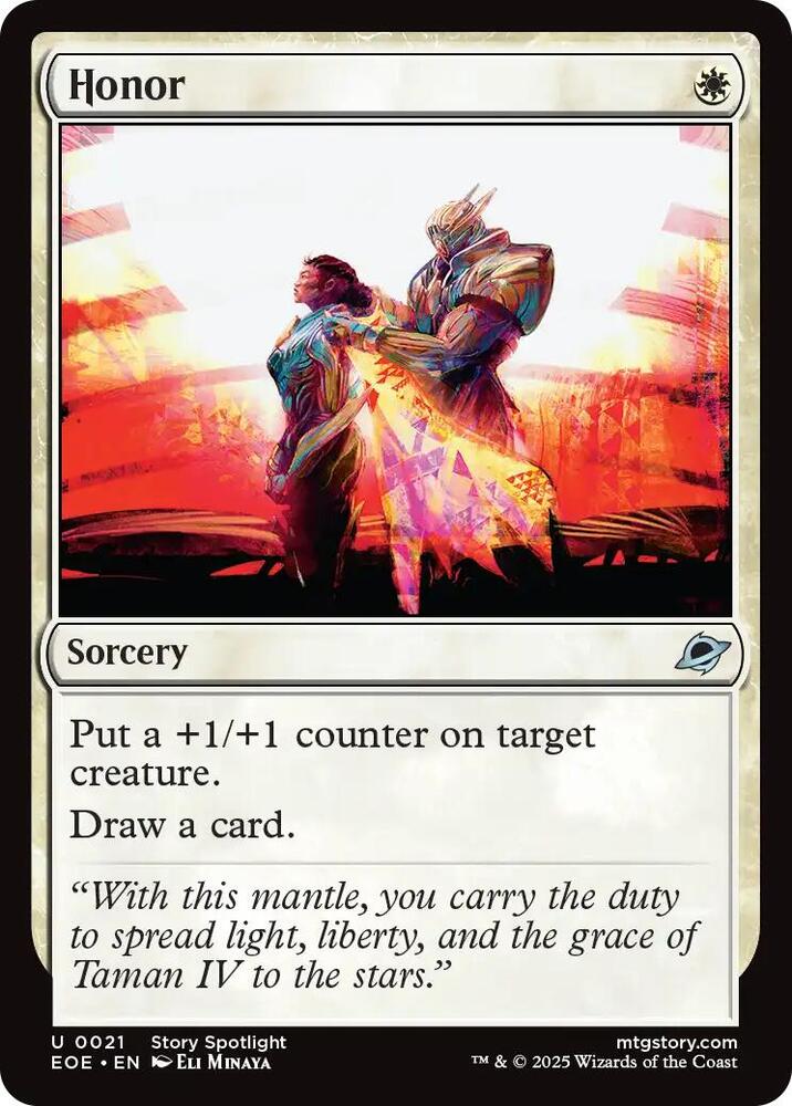 Honor, Edge of Eternities 21
