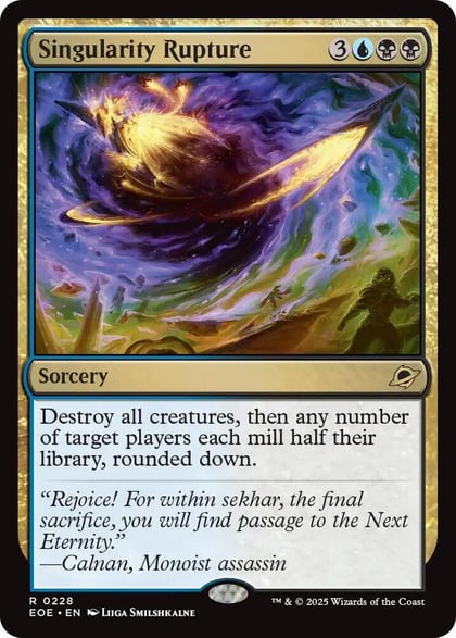 Singularity Rupture, Edge of Eternities 228