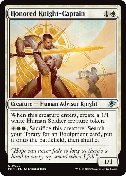 Honored Knight-Captain, Edge of Eternities 22