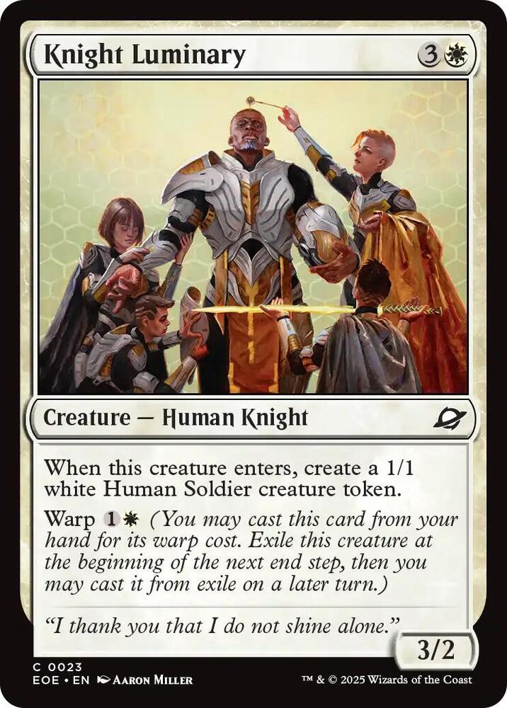 Knight Luminary, Edge of Eternities 23