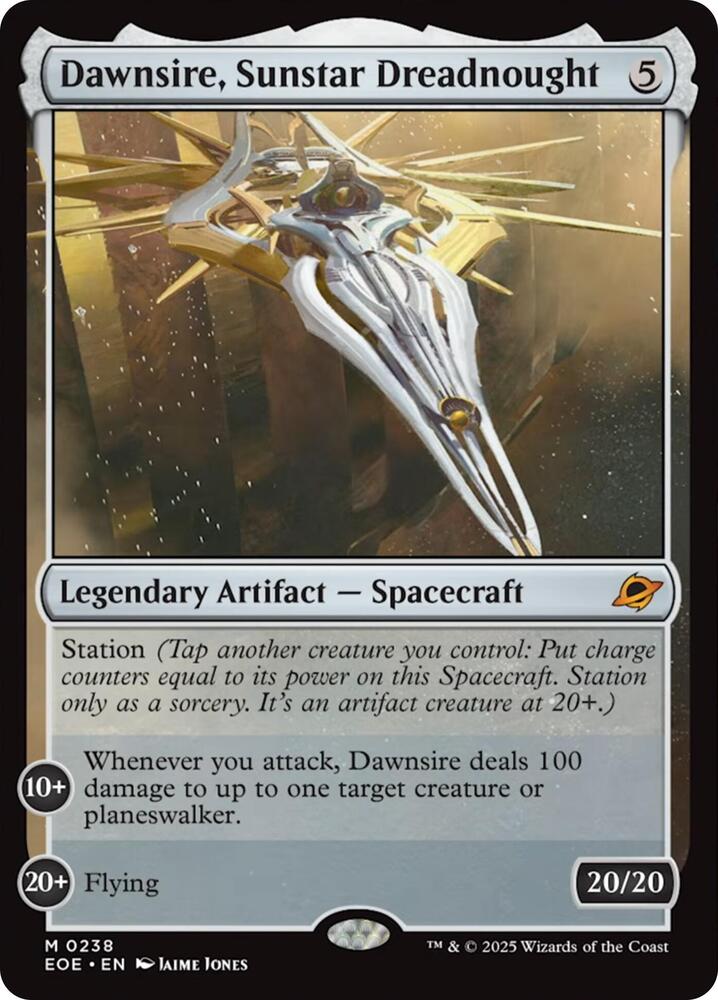 Dawnsire, Sunstar Dreadnought, Edge of Eternities 238
