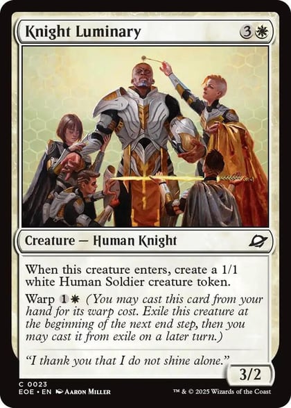 Knight Luminary, Edge of Eternities 23