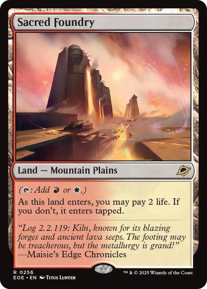 Sacred Foundry, Edge of Eternities 256