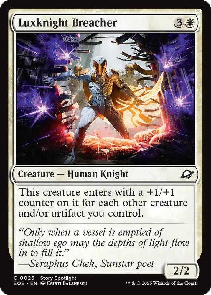 Luxknight Breacher, Edge of Eternities 26