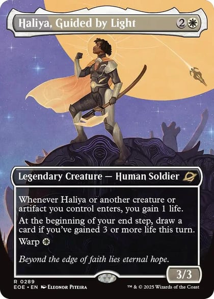 Haliya, Guided by Light (Borderless), Edge of Eternities 289