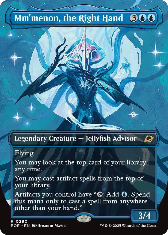 Mm'menon, the Right Hand (Borderless), Edge of Eternities 290