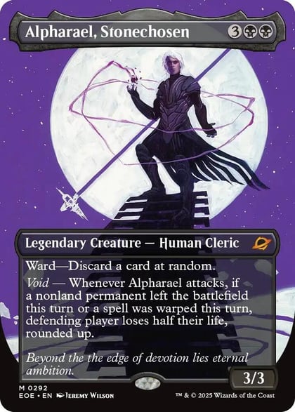 Alpharael, Stonechosen (Borderless), Edge of Eternities 292
