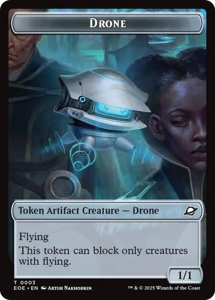 Drone // Lander (0006) Doubled-Sided Token, Edge of Eternities 3 // 6