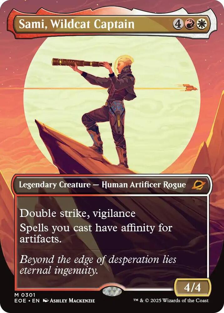Sami, Wildcat Captain (Borderless), Edge of Eternities 301