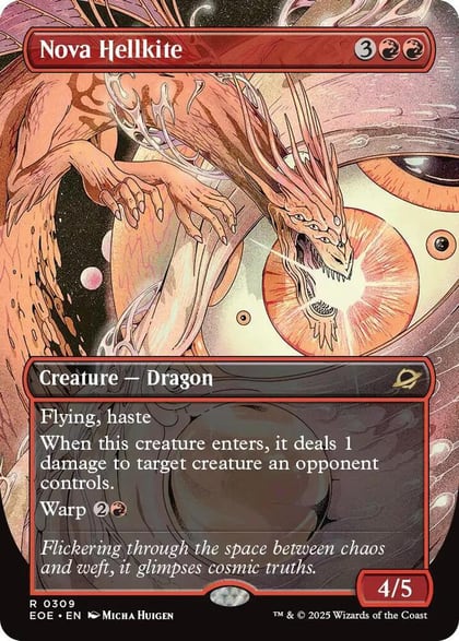 Nova Hellkite (Borderless), Edge of Eternities 309