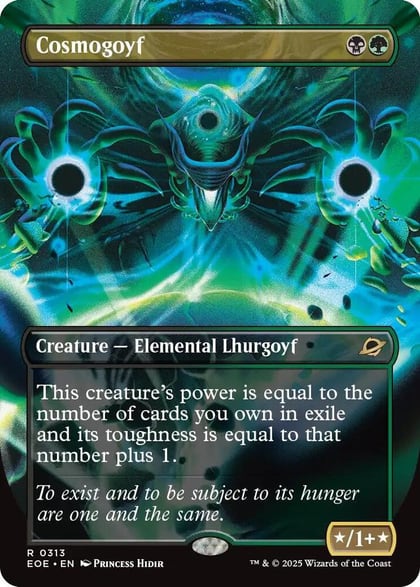 Cosmogoyf (Borderless), Edge of Eternities 313