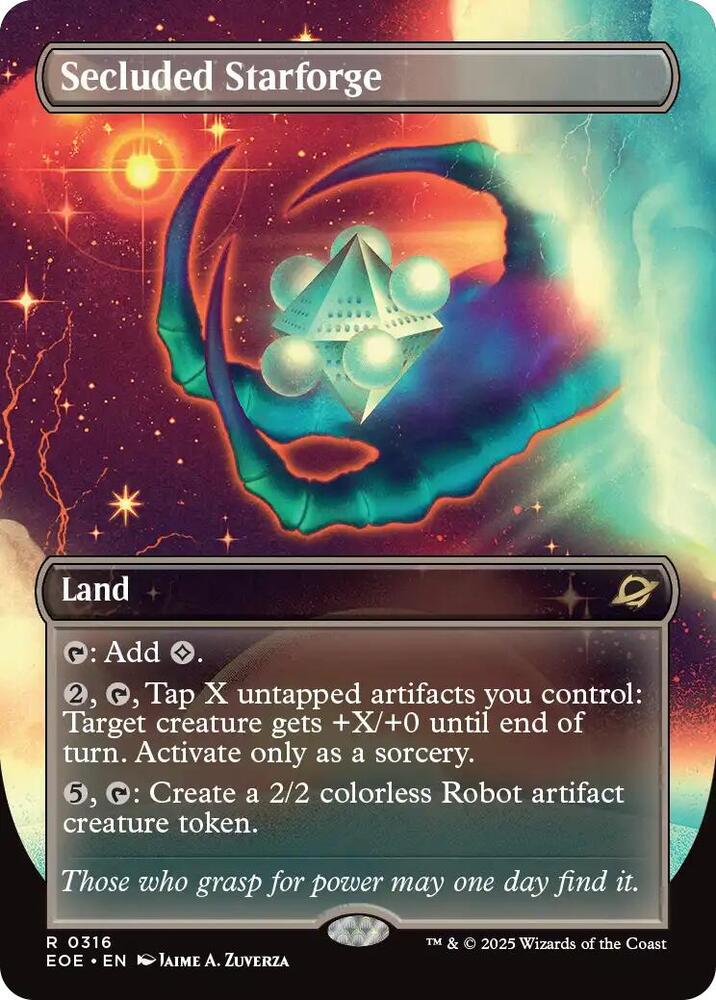 Secluded Starforge (Borderless), Edge of Eternities 316