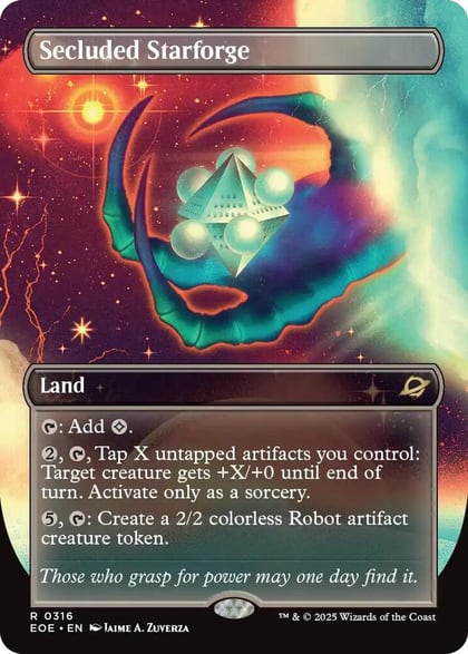 Secluded Starforge (Borderless), Edge of Eternities 316
