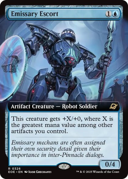 Emissary Escort (Extended Art), Edge of Eternities 326