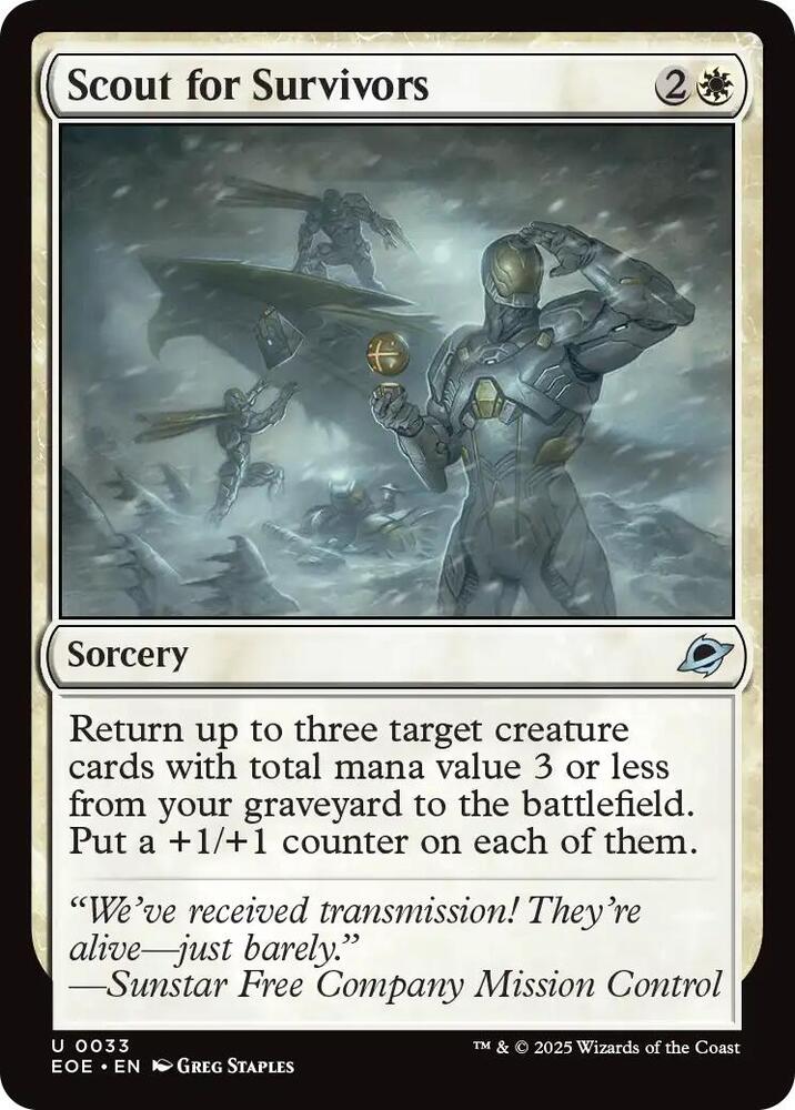 Scout for Survivors, Edge of Eternities 33