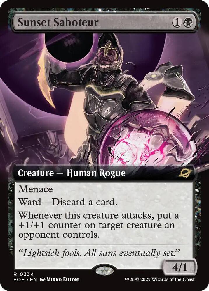 Sunset Saboteur (Extended Art), Edge of Eternities 334
