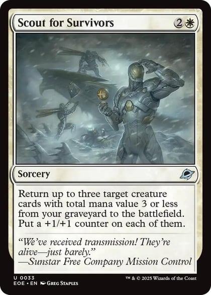 Scout for Survivors, Edge of Eternities 33