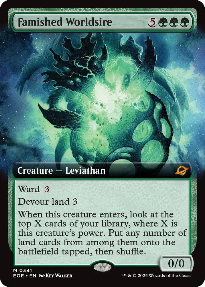 Famished Worldsire (Extended Art), Edge of Eternities 341