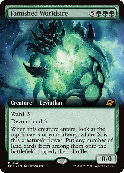 Famished Worldsire (Extended Art), Edge of Eternities 341