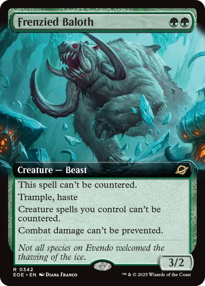 Frenzied Baloth (Extended Art), Edge of Eternities 342