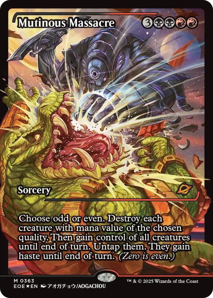 Mutinous Massacre (Showcase), Edge of Eternities 363
