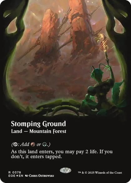 Stomping Ground (Borderless) (Galaxy Foil), Edge of Eternities 378