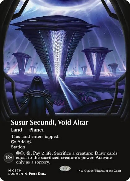 Susur Secundi, Void Altar (Borderless) (Galaxy Foil), Edge of Eternities 379