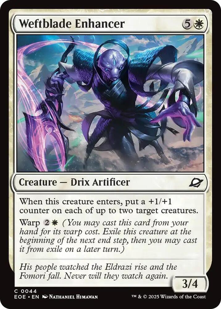 Weftblade Enhancer, Edge of Eternities 44
