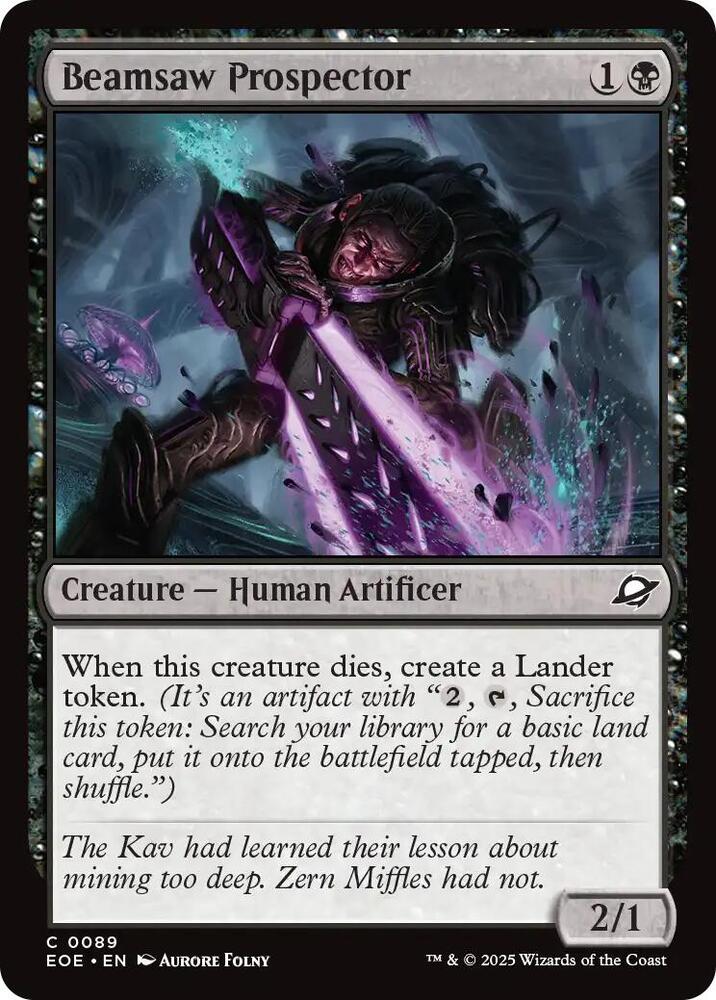 Beamsaw Prospector, Edge of Eternities 89